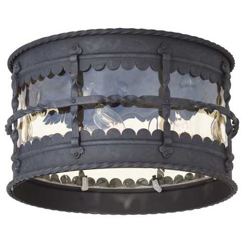 Minka Lavery Close To Ceiling Light in Spanish Iron by Minka Lavery 8889-A39