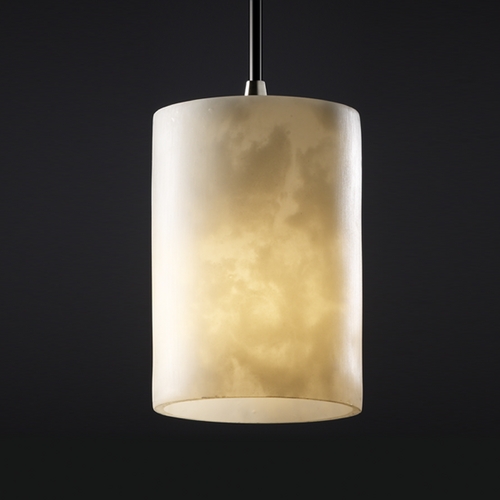 Justice Design Group Clouds Collection Mini Pendant by Justice Design Group CLD-8815-10-NCKL