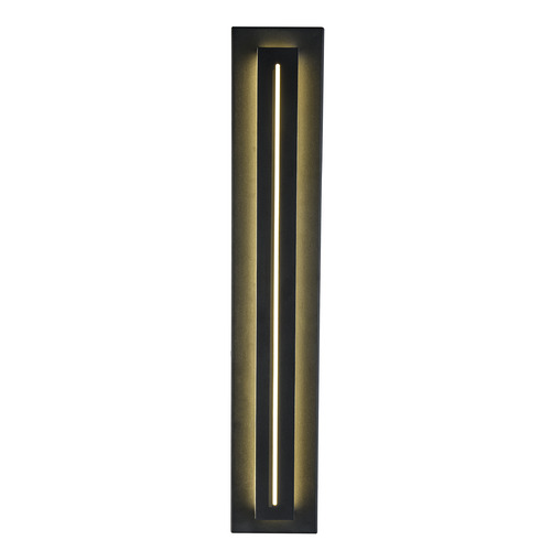 Avenue Lighting Avenue Outdoor Collection LED Wall Mount in Black by Avenue Lighting AV3228-BLK