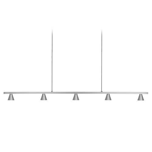 Kuzco Lighting Kuzco Lighting Dune Brushed Nickel LED Island Light with Conical Shade LP19947-BN-UNV