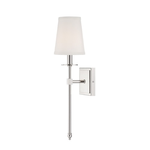 Savoy House Polished Nickel Sconce by Savoy House 9-302-1-109