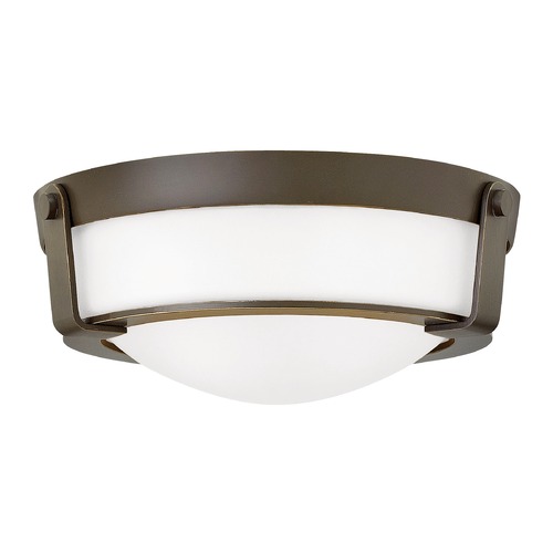 Hinkley Hathaway 13-Inch Olde Bronze Flush Mount by Hinkley Lighting 3223OB-WH