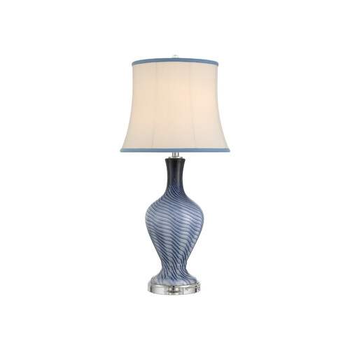 Currey and Company Lighting Zeta Table Lamp in Blue by Currey & Company Lighting 6000-1064