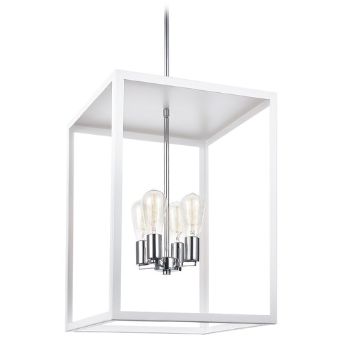 Matteo Lighting Flare White Chandelier by Matteo Lighting C76004WH