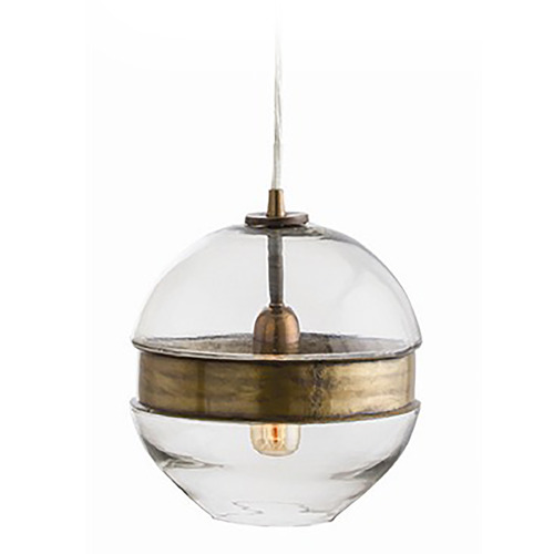 Arteriors Home Lighting Garrison Round Pendant in Antique Brass by Arteriors Home 44071