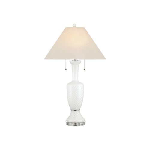 Currey and Company Lighting Classico Table Lamp in White by Currey & Company Lighting 6000-1066