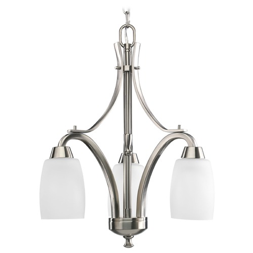 Progress Lighting Wisten 13-Inch Chandelier in Brushed Nickel by Progress Lighting P4434-09