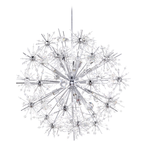 Maxim Lighting Starfire 18-Light Chandelier in Chrome with Crystal Beads by Maxim Lighting 39746BCPC