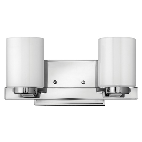 Hinkley Miley 2-Light Chrome LED Bathroom Light 3000K by Hinkley Lighting 5052CM-LED