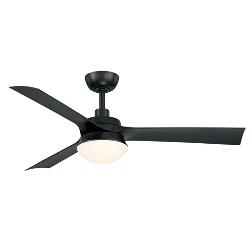 Fanimation Fans Barlow Black LED Ceiling Fan with Light by Fanimation Fans FP6807BL