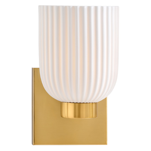 Savoy House Savoy House Lighting Breegan Jane Isla Blanca Warm Brass Sconce 9-3172-1-322