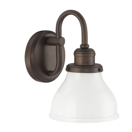 Capital Lighting Baxter 10-Inch High Wall Sconce in Burnished Bronze by Capital Lighting 8301BB-128