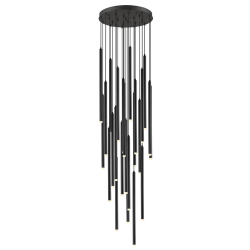 Avenue Lighting Filmore Ave. 25-Light Matte Black LED Multi-Light Pendant by Avenue Lighting HF2800-BLK