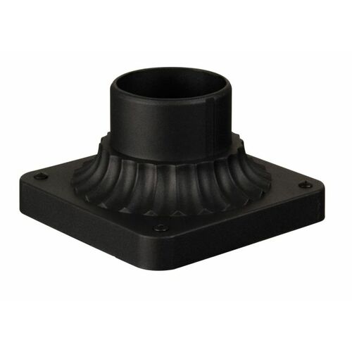 Craftmade Lighting Post Adapter Textured Black Pier Mount by Craftmade Lighting Z200-TB
