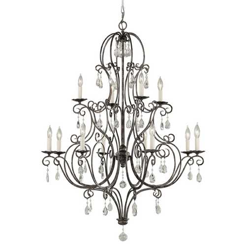 Generation Lighting Chateau 47-Inch HighChandelier in Mocha Bronze by Generation Lighting F1938/8+4MBZ