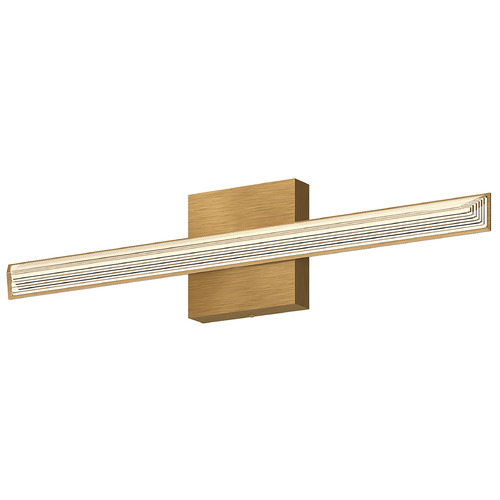 Kuzco Lighting Saphir Brushed Gold LED Vertical Bathroom Light by Kuzco Lighting VL27523-BG