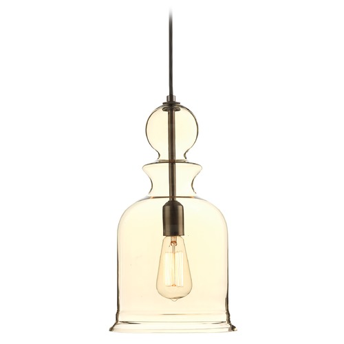 Progress Lighting Staunton Farmhouse Mini Pendant in Bronze by Progress Lighting P5333-20