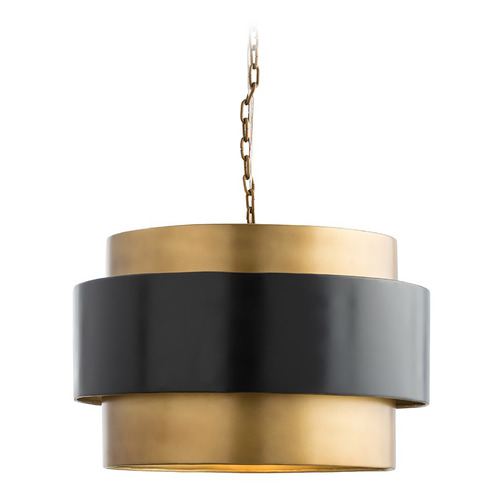 Arteriors Home Lighting Nolan Small Pendant in Brass by Arteriors Home 44077