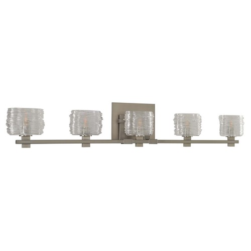 Kalco Lighting Clearwater Satin Nickel Bathroom Light by Kalco Lighting 312135SN
