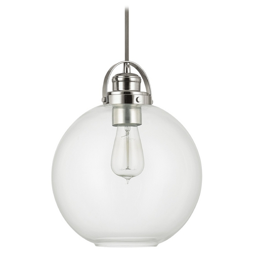 Capital Lighting Dean 10.25-Inch Pendant in Polished Nickel by Capital Lighting 4641PN-136