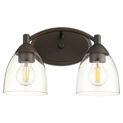 Quorum Lighting Barkley Oiled Bronze Bathroom Light by Quorum Lighting 5069-2-286