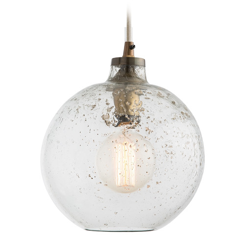 Arteriors Home Lighting Monica Mini Pendant in Antique Brass by Arteriors Home 44082