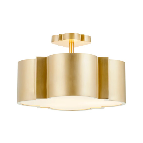 Cyan Design Wyatt 3-Light Convertible Ceiling Light in Aged Brass by Cyan Design 10064