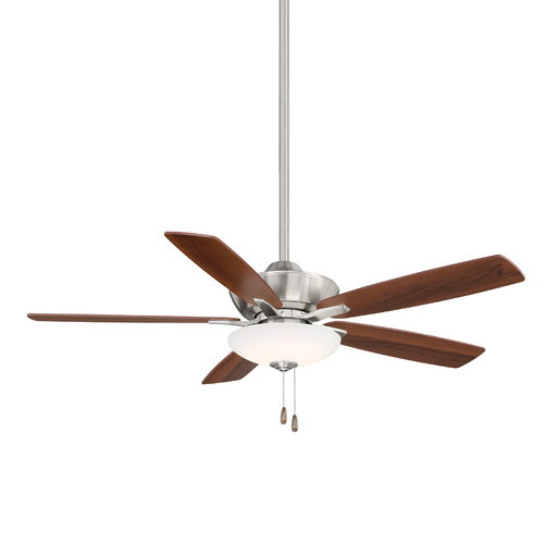 Minka Aire Minute 52-Inch LED Ceiling Fan in Brushed Nickel by Minka Aire F553L-BN/DW