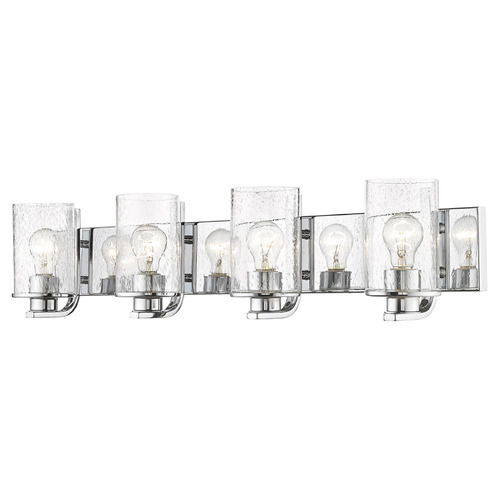 Z-Lite Beckett Chrome Bathroom Light by Z-Lite 492-4V-CH