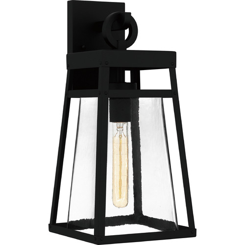 Quoizel Lighting Godfrey Matte Black Outdoor Wall Light by Quoizel Lighting GFY8408MBK