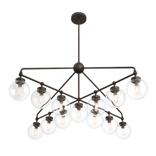 Minka Lavery Stella 13-Light Chandelier in Dark Bronze by Minka Lavery 2975-860