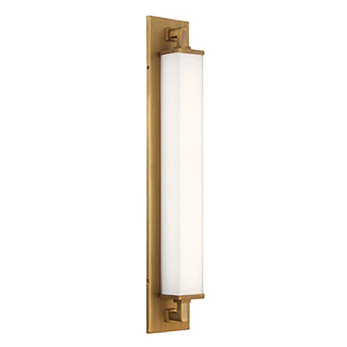 Modern Forms by WAC Lighting Gatsby 32-Inch LED Wall Sconce in Aged Brass by Modern Forms WS-53932-AB
