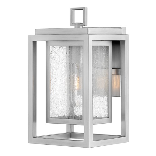 Hinkley Republic 12-Inch Satin Nickel LED Outdoor Wall Light by Hinkley Lighting 1000SI-LL