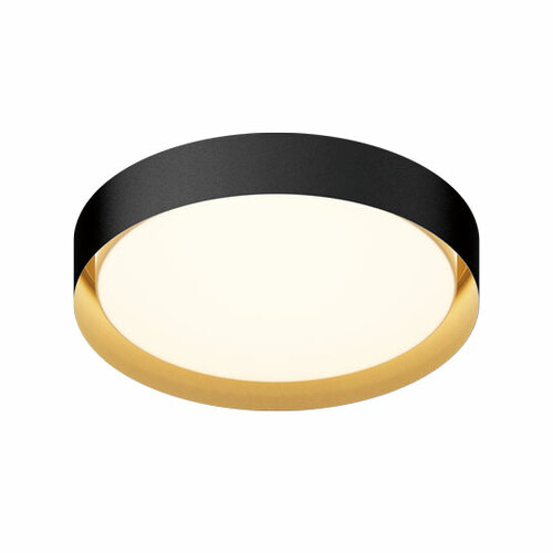 ET2 Lighting Echo 24-Inch 5CCT LED Flush Mount in Black & Gold by ET2 Lighting E51014-BKGLD