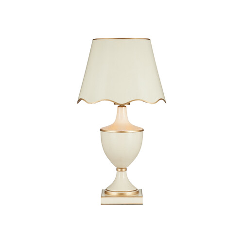 Currey and Company Lighting Travelogue Cordless Rechargeable Lamp in Ivory & Gold by Currey & Co 6700-0017