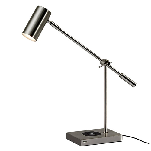 Adesso Home Lighting Adesso Home Collette Brushed Steel LED Swing Arm Lamp 4217-22