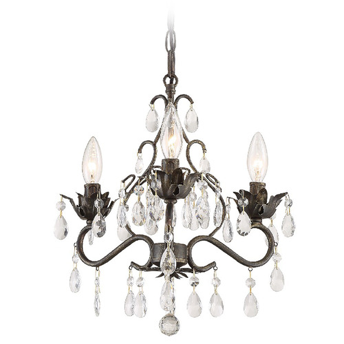Crystorama Lighting Crystorama Lighting Paris Market English Bronze Crystal Chandelier 4534-EB-CL-S