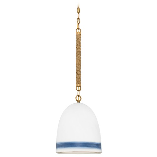 Hinkley Nash 10-Inch Heirloom Brass Pendant by Hinkley Lighting 3364HR-NV