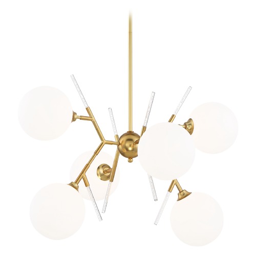 George Kovacs Lighting Polares Honey Gold Chandelier by George Kovacs P1486-248