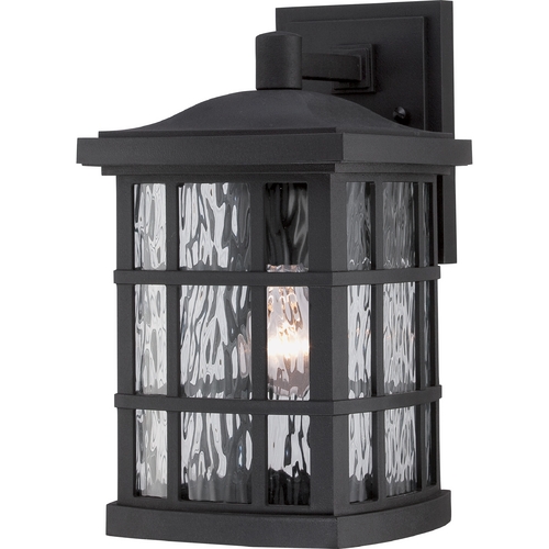 Quoizel Lighting Stonington Mystic Black Outdoor Wall Light by Quoizel Lighting SNN8408K