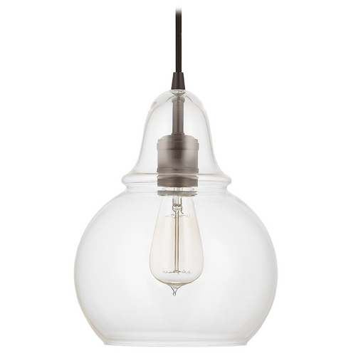 Capital Lighting Ashlyn 8.25-Inch Bell Pendant in Burnished Bronze by Capital Lighting 4644BB-143
