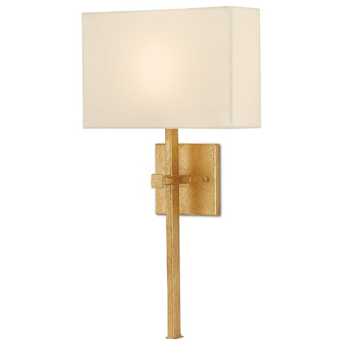 Currey and Company Lighting Currey and Company Ashdown Antique Gold Leaf LED Sconce 5900-0005
