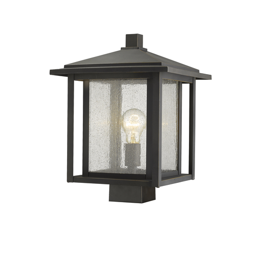 Z-Lite Aspen Oil Rubbed Bronze Post Light by Z-Lite 554PHBS-ORB