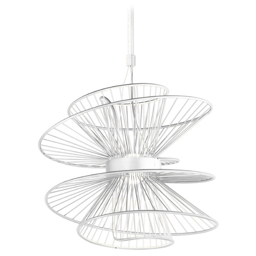 Maxim Lighting Maxim Lighting Zeta Matte White LED Pendant Light 24174MW