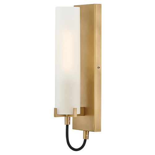 Hinkley Ryden Heritage Brass LED Sconce by Hinkley Lighting 37850HB-WH