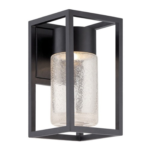 Modern Forms by WAC Lighting Structure 11-Inch LED Outdoor Wall Light in Black by Modern Forms WS-W5411-BK