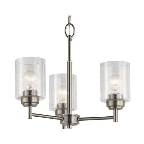 Kichler Lighting Winslow 3-Light Chandelier in Brushed Nickel by Kichler Lighting 44029NI