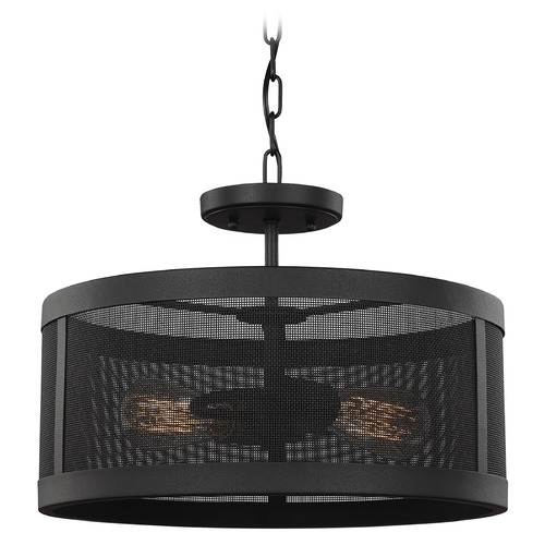 Visual Comfort Studio Collection Gereon Black Pendant by Visual Comfort Studio 7728502-12