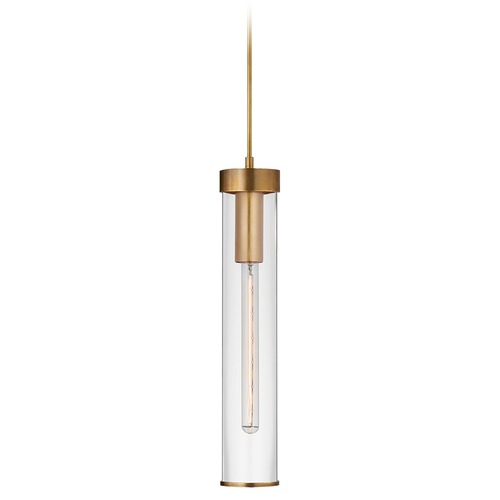 Visual Comfort Signature Collection Kelly Wearstler Liaison Pendant in Antique Brass by Visual Comfort Signature KW5118ABCG
