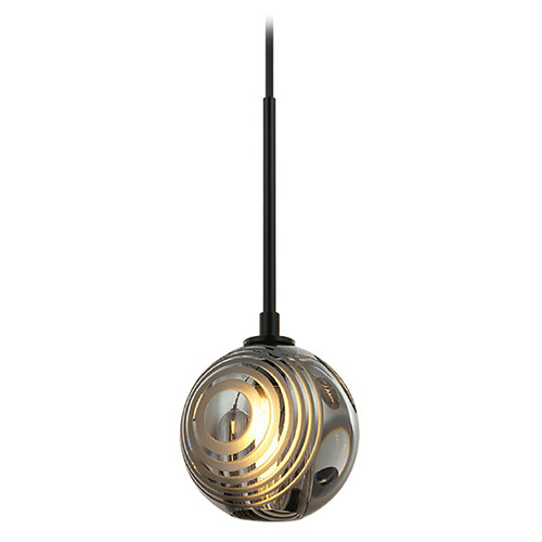 Matteo Lighting Matteo Lighting Jemyca Matte Black Mini-Pendant Light with Globe Shade C61601MBSM